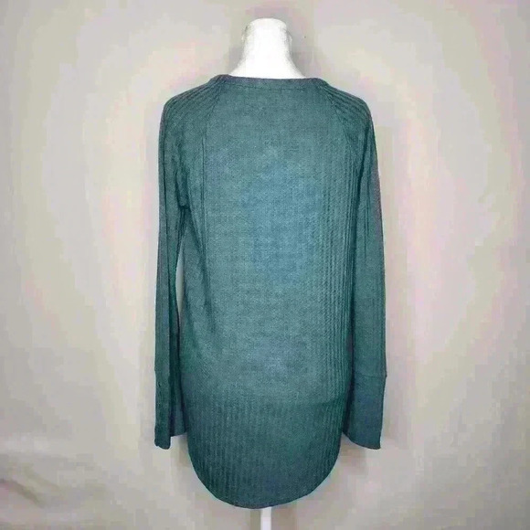 Cha Sor women's forest green long sleeve thermal top size medium - Picture 2 of 7